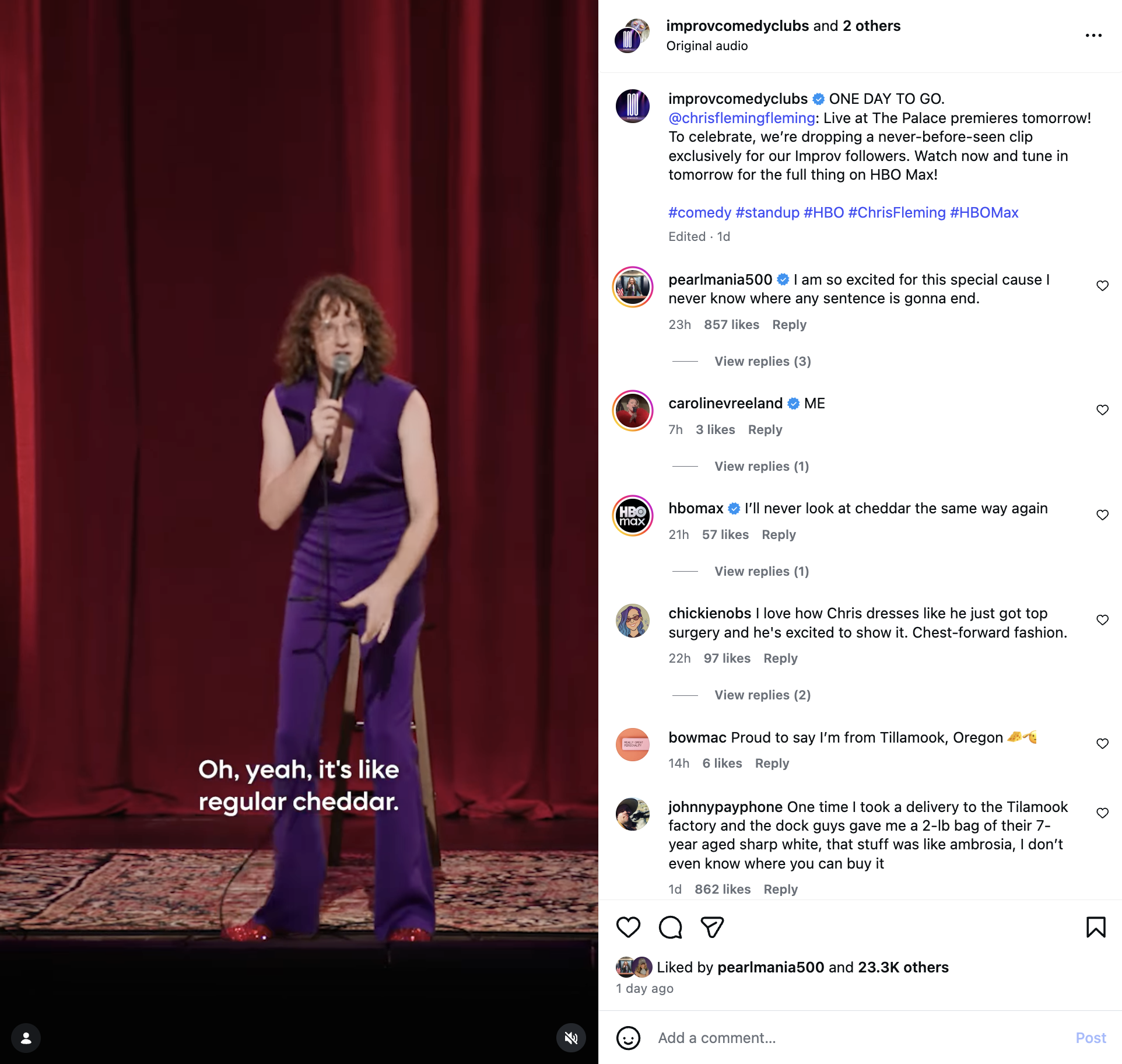 Improv Comedy Clubs - Instagram Post 1